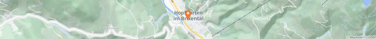 Map representation of the location for Brixental-Apotheke in 6361 Hopfgarten